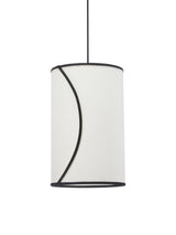 Ava Taklampa – Off-white/svart 25 cm