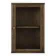 House Nordic, Zamora Vägghängt Vitrinskåp Ek Mörkbrun 60 cm