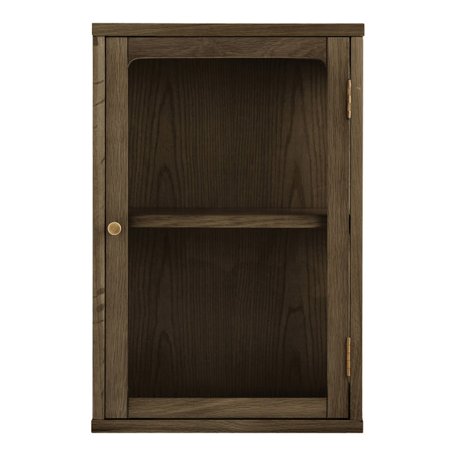 House Nordic, Zamora Vägghängt Vitrinskåp Ek Mörkbrun 60 cm