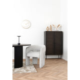 House Nordic, Kyoto Highboard Ekfaner Rökt 2 Dörrar 130 cm