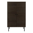 House Nordic, Kyoto Highboard Ekfaner Rökt 2 Dörrar 130 cm