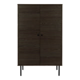 House Nordic, Kyoto Highboard Ekfaner Rökt 2 Dörrar 130 cm