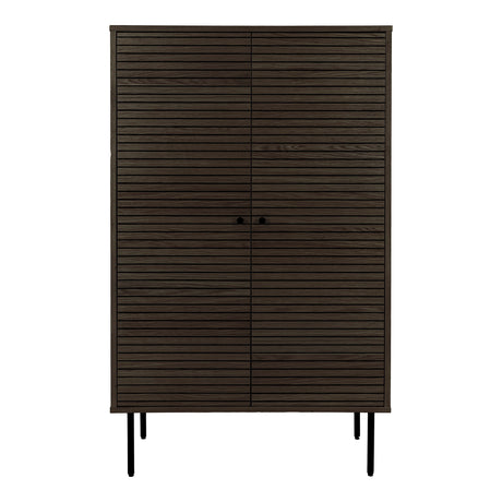 House Nordic, Kyoto Highboard Ekfaner Rökt 2 Dörrar 130 cm