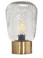 Juliette Bordslampa – Klar/mässing 21 cm