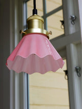 August Fönsterlampa – Rosa 15 cm