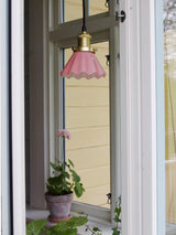 August Fönsterlampa – Rosa 15 cm