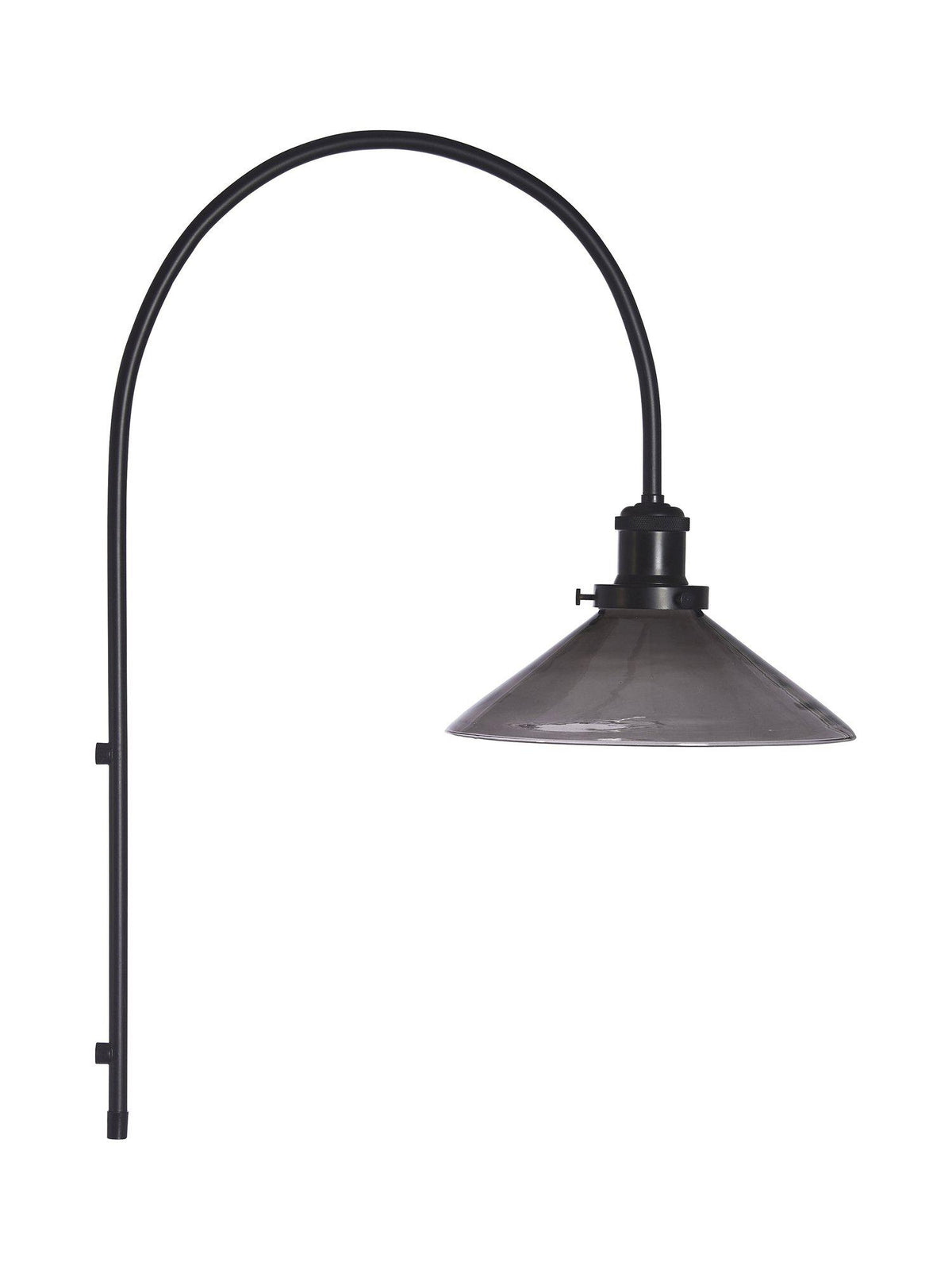 August Vägglampa – Svart 25 cm