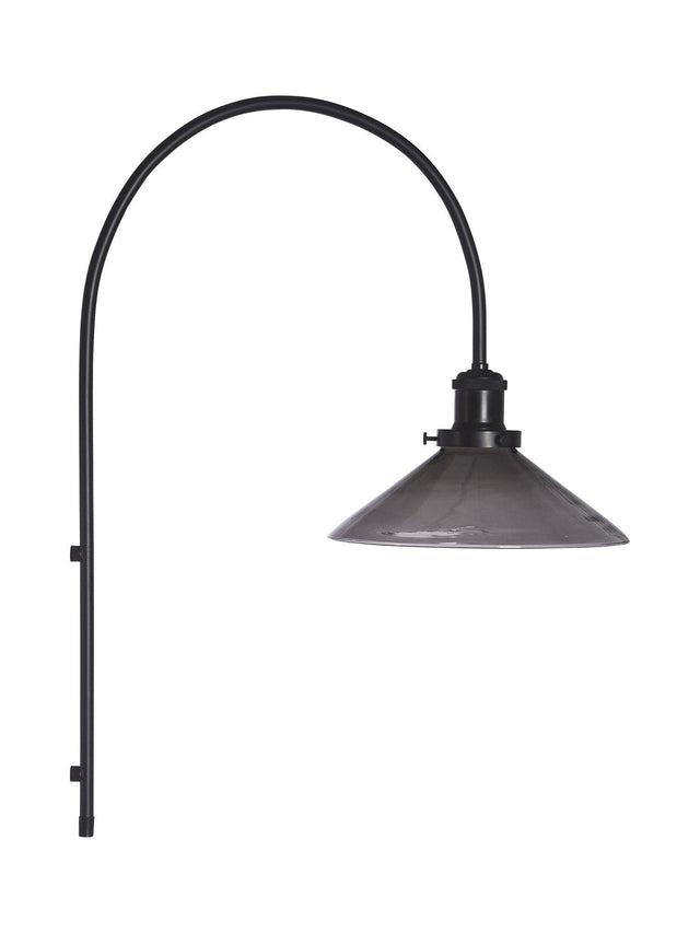 August Vägglampa – Svart 25 cm