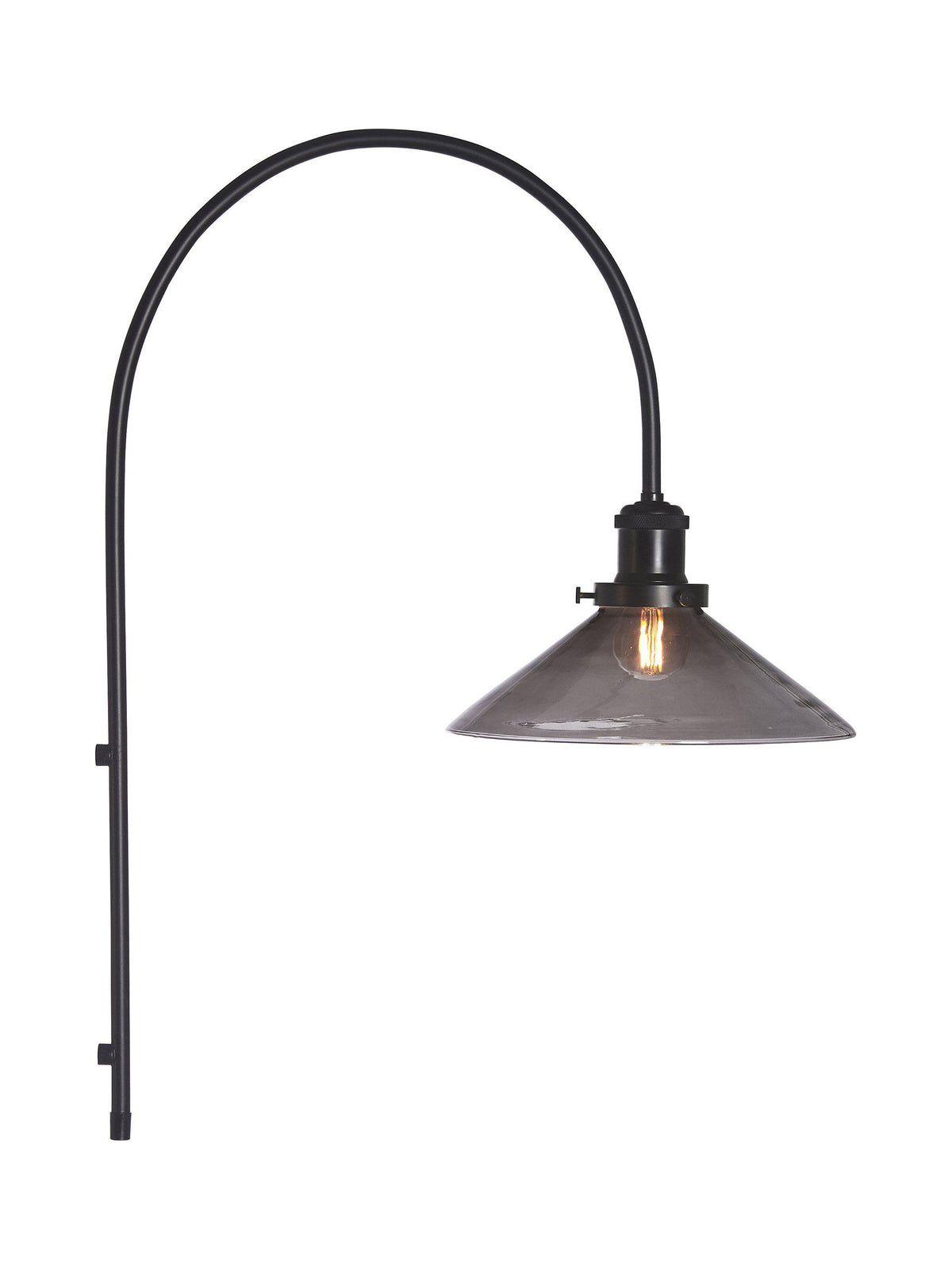 August Vägglampa – Svart 25 cm