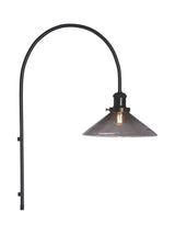 August Vägglampa – Svart 25 cm