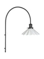 August Vägglampa – Opal veckad 25 cm