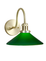 August Vägglampa IP23 – Grön 25 cm IP23