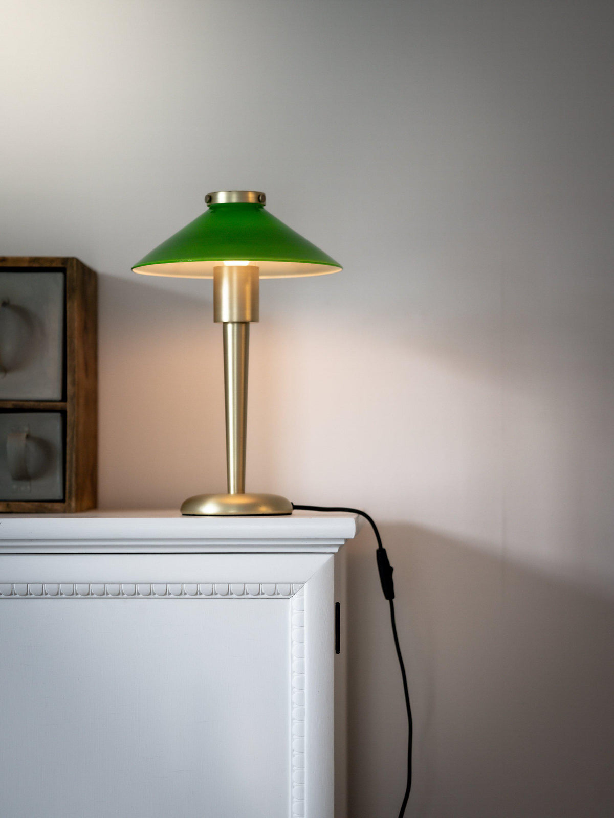 August Bordslampa – Grön 34 cm