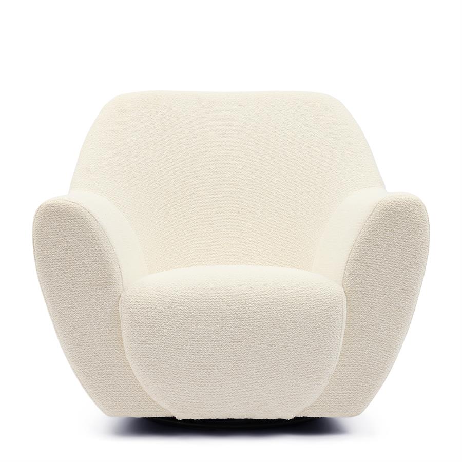 Riviera Maison, The Jill snurrfåtölj – Simply White