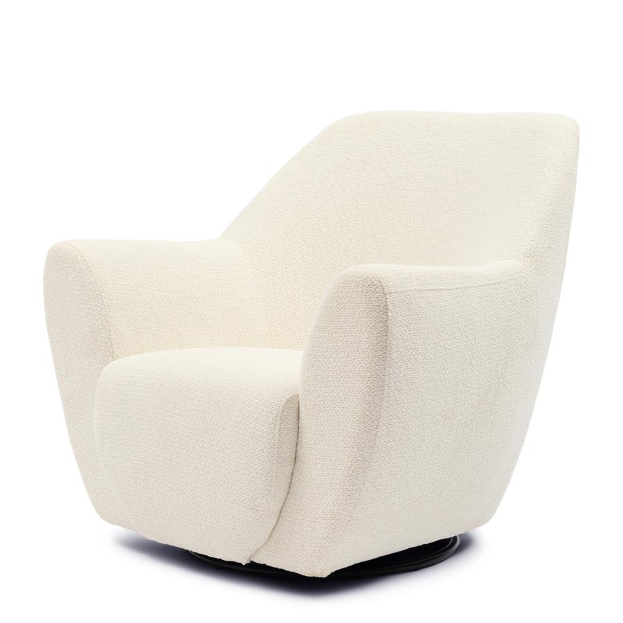 Riviera Maison, The Jill snurrfåtölj – Simply White