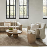 Riviera Maison, The Jill snurrfåtölj – Natural Grey