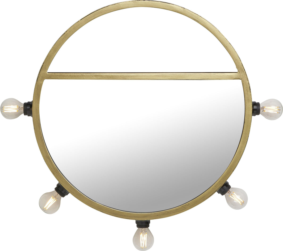 Bea Spegellampa – Svart/guld 45 cm