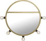 Bea Spegellampa – Svart/guld 45 cm
