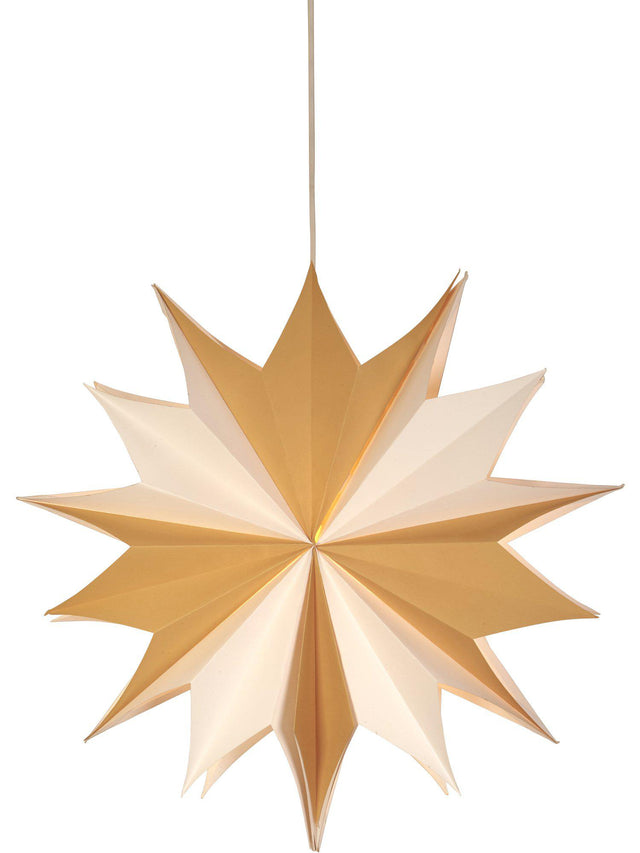 Bellatrix Julstjärna – Vit/Natur 60 cm
