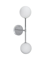 Sigma D Vägglampa – Krom opal, 49 cm