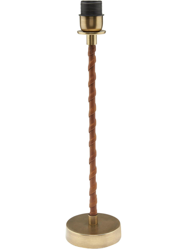 Nora Lampfot – Antikmässing 46 cm