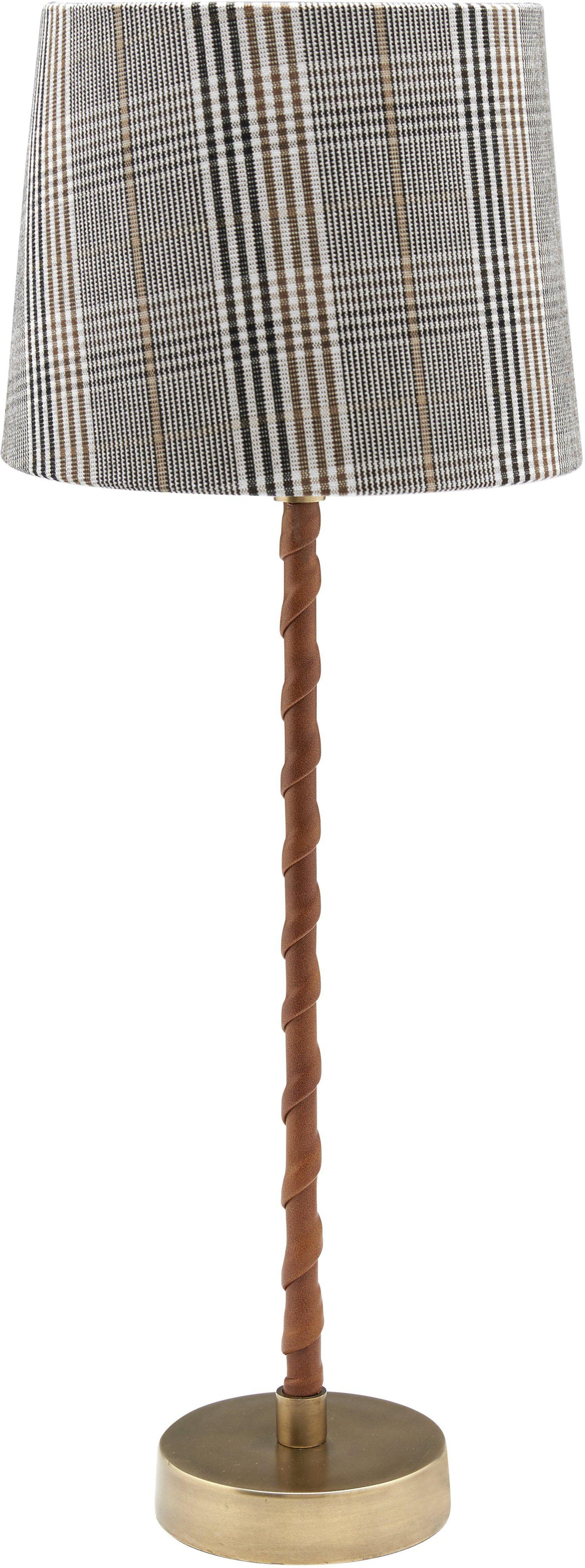 Nora Lampfot – Antikmässing 46 cm