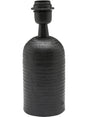 Riley Lampfot – Matt svart 28 cm