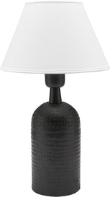 Riley Lampfot – Matt svart 28 cm