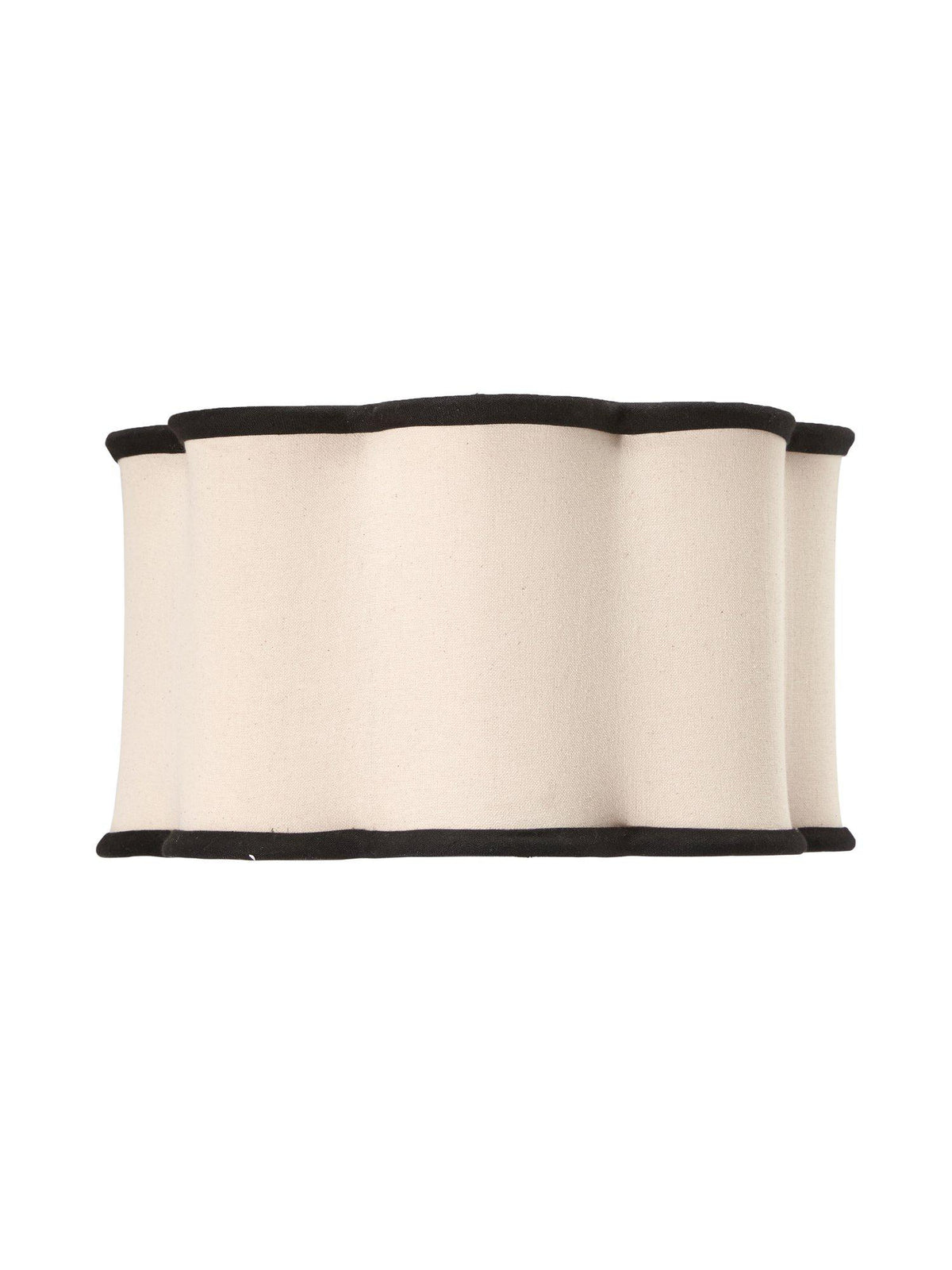 Judy Lampskärm – Natur/svart 35 cm