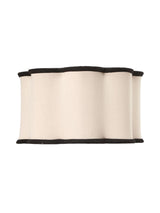 Judy Lampskärm – Natur/svart 35 cm