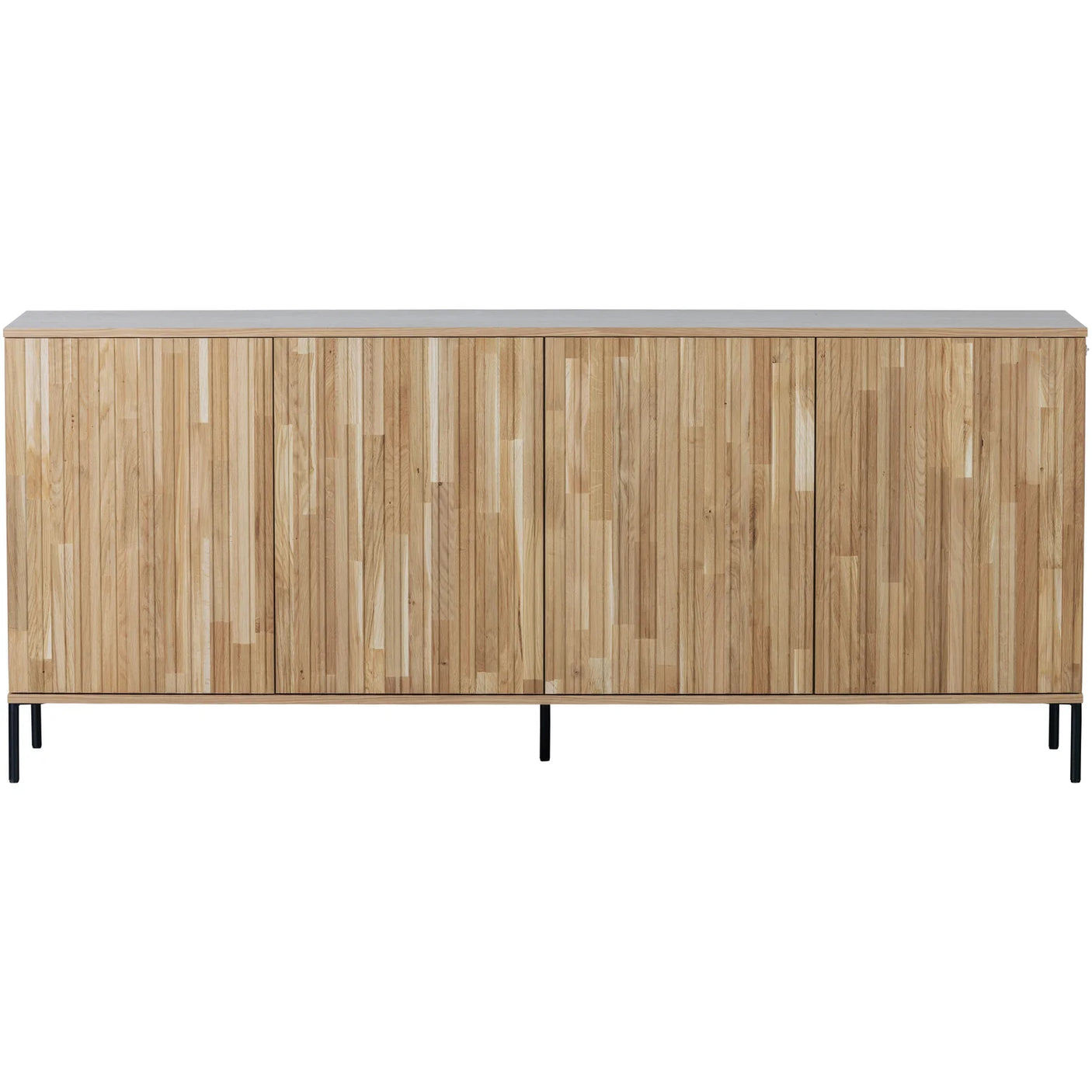 WOOOD, New Gravure Sideboard 200 cm i Ek – Natur [FSC]