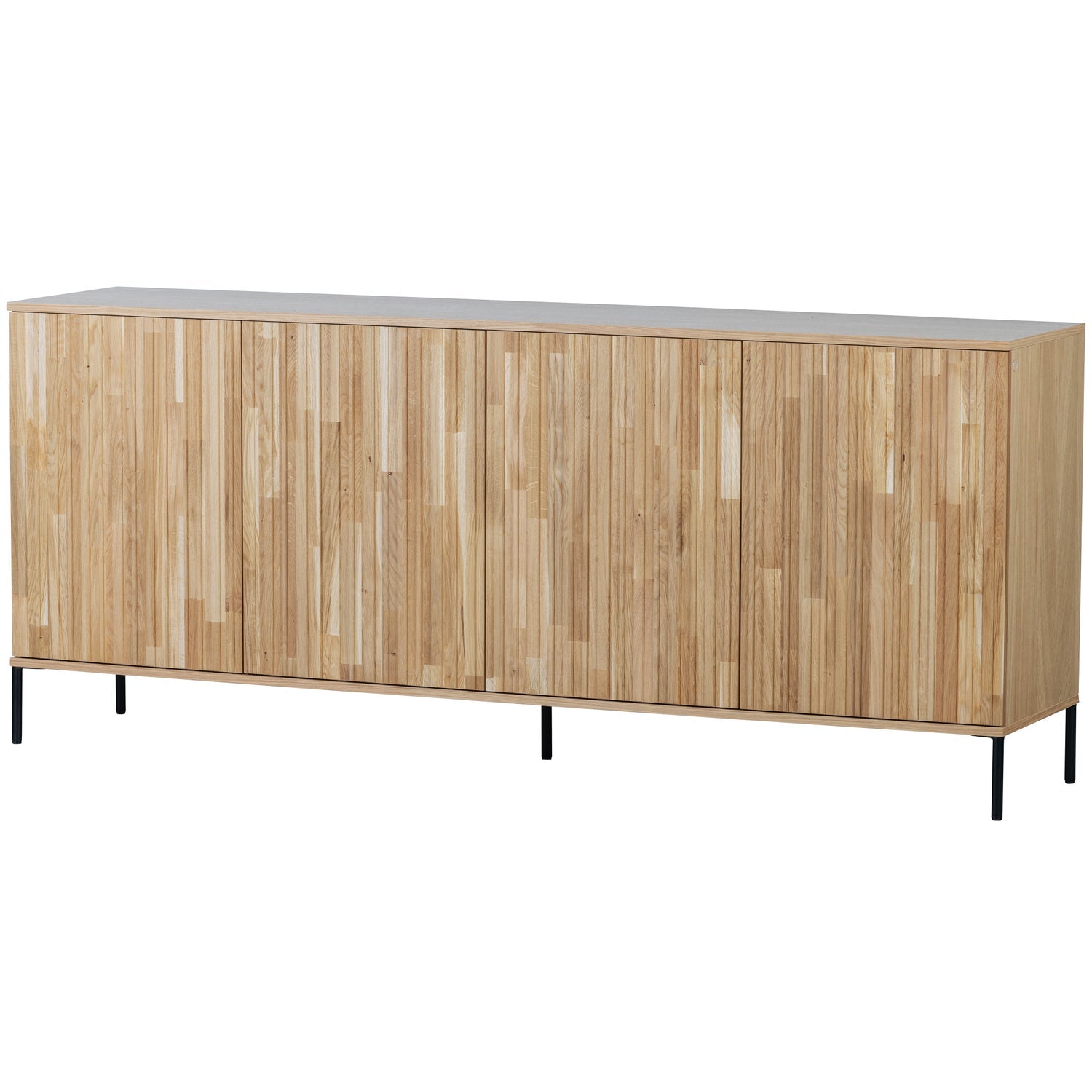 WOOD, New Gravure Sideboard 200 cm i Ek – Natur [FSC]