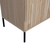 WOOOD, New Gravure Sideboard 200 cm i Ek – Natur [FSC]