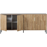 WOOOD, New Gravure Sideboard 200 cm i Ek – Natur [FSC]