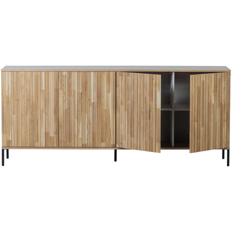 WOOOD, New Gravure Sideboard 200 cm i Ek – Natur [FSC]