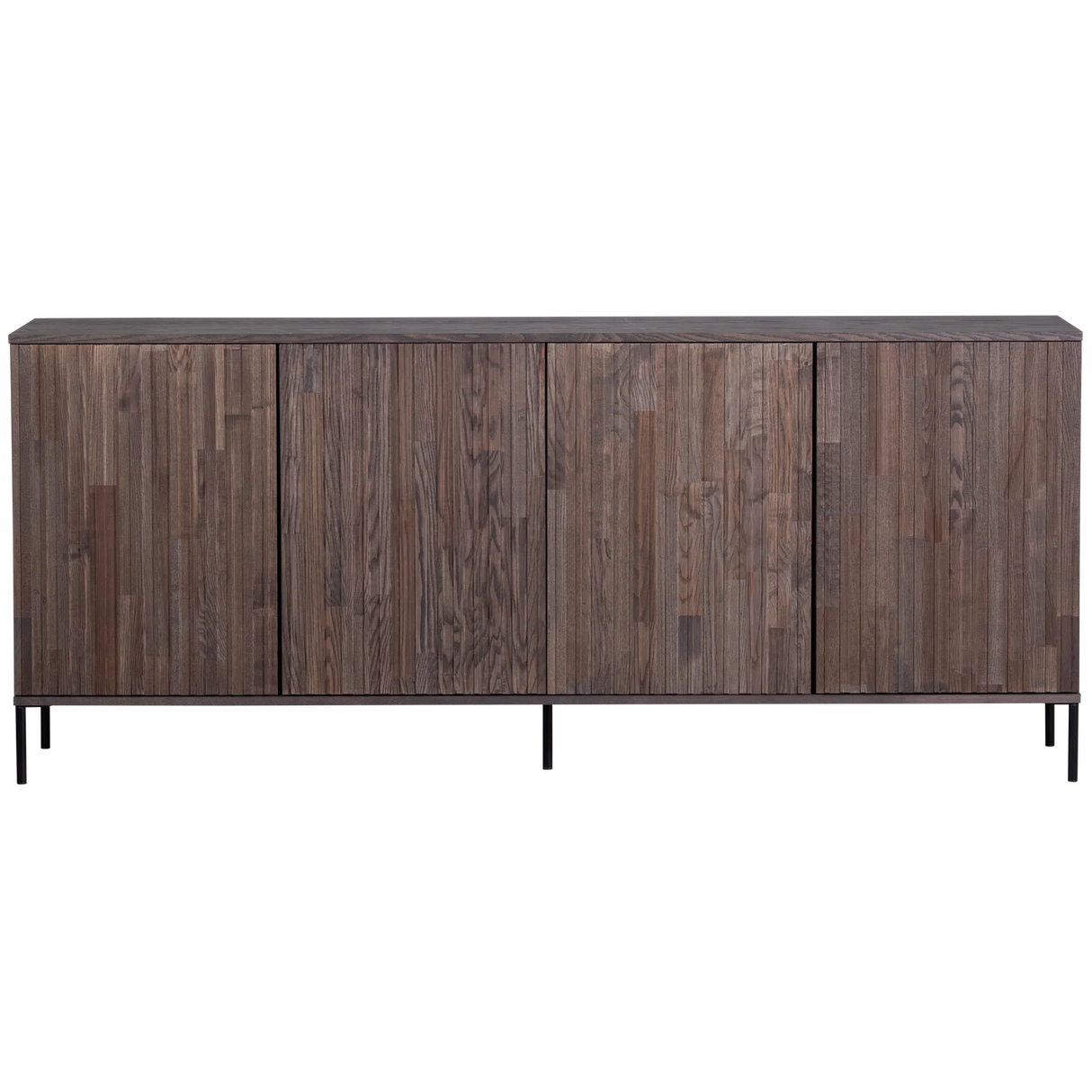 WOOOD, New Gravure Sideboard 200 cm i Askfanér – Espresso [FSC]