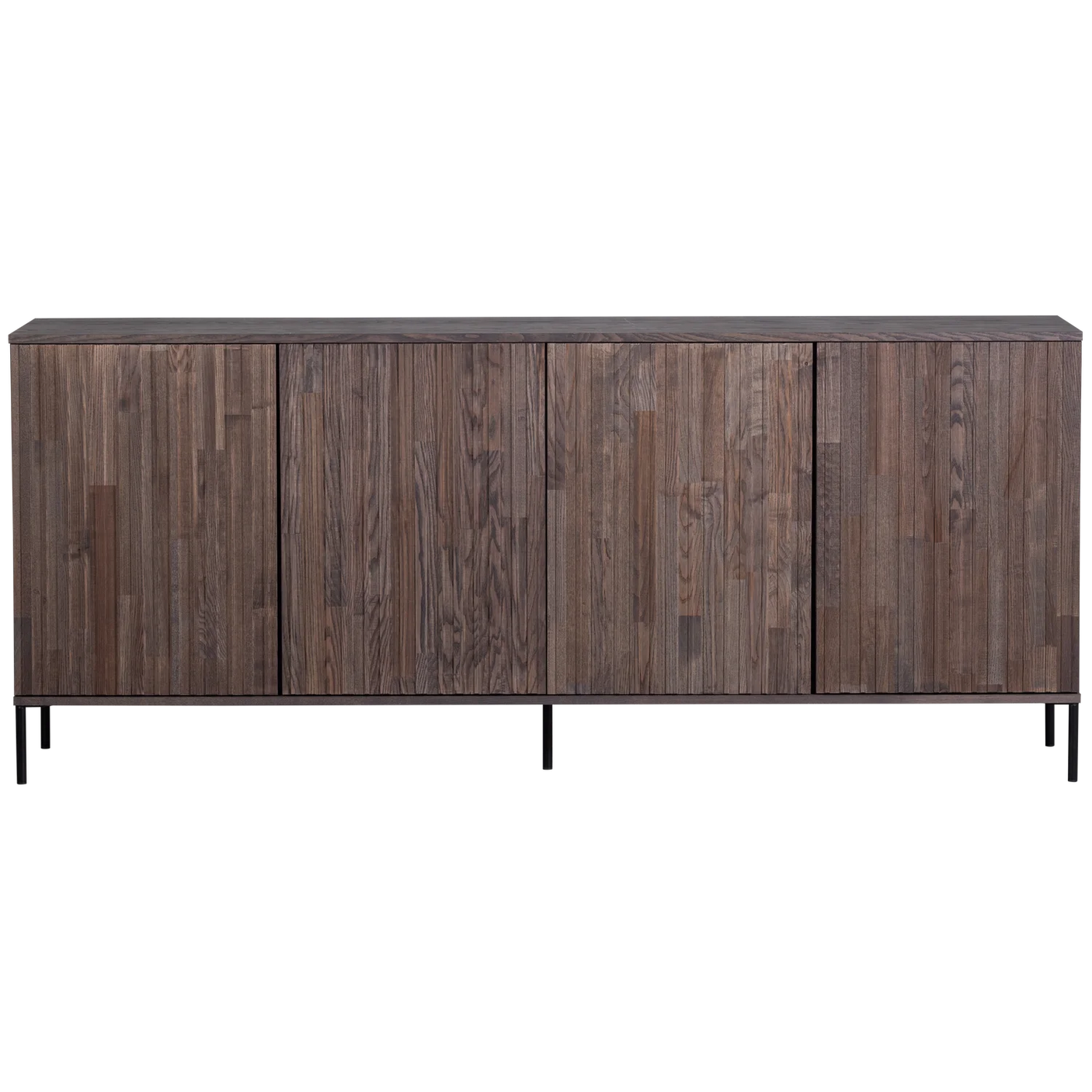 WOOOD, New Gravure Sideboard 200 cm i Askfanér – Espresso [FSC]