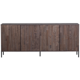 WOOOD, New Gravure Sideboard 200 cm i Askfanér – Espresso [FSC]
