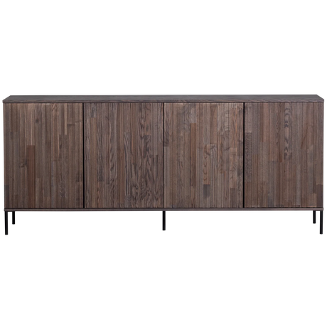 WOOOD, New Gravure Sideboard 200 cm i Askfanér – Espresso [FSC]