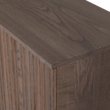 WOOOD, New Gravure Sideboard 200 cm i Askfanér – Espresso [FSC]