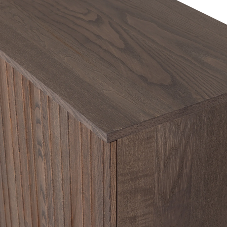 WOOOD, New Gravure Sideboard 200 cm i Askfanér – Espresso [FSC]