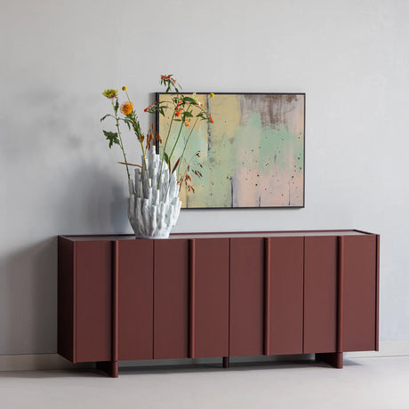 WOOOD, Basu Sideboard i Furu – Vinröd [FSC]