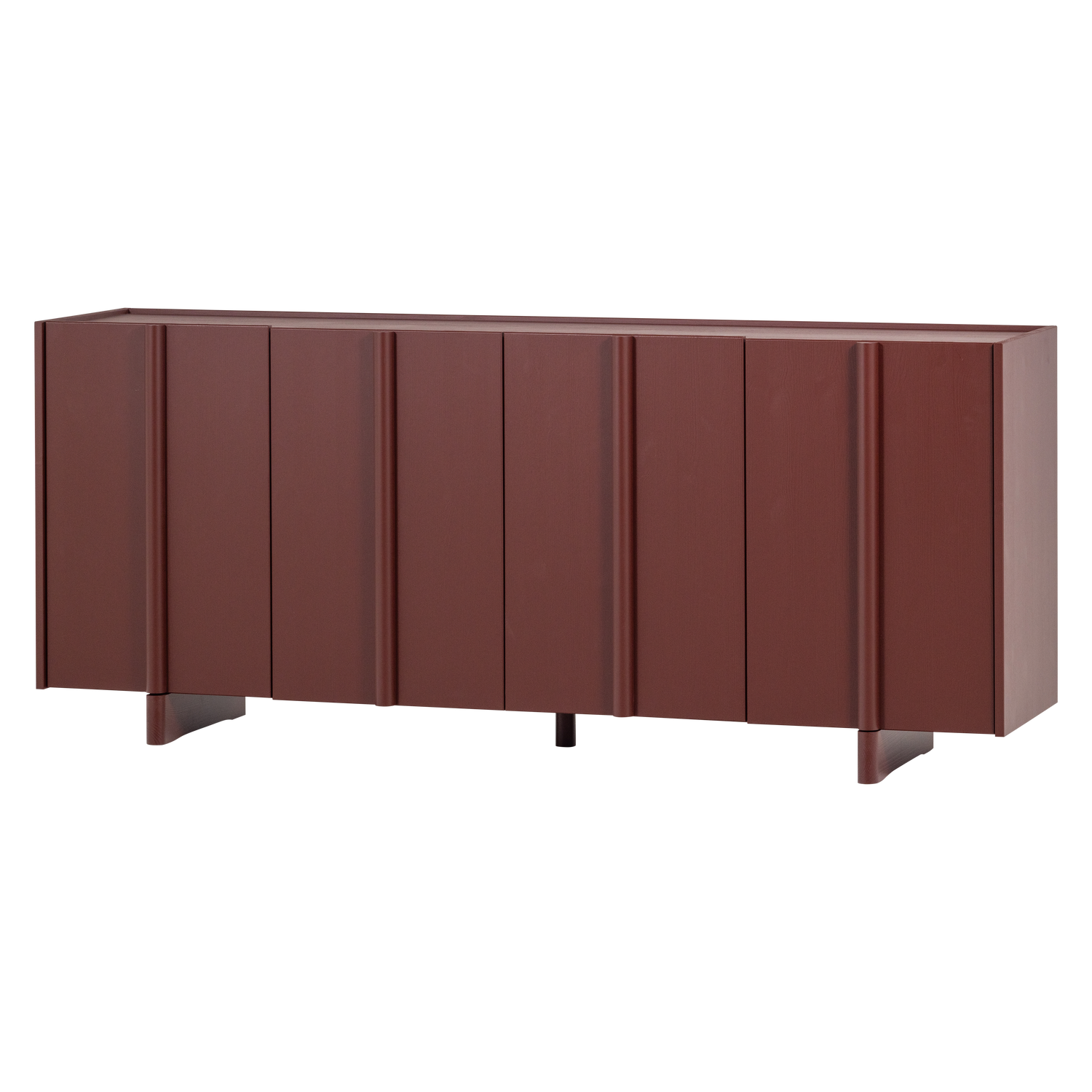 WOOD, Basu Sideboard i Furu – Vinröd [FSC]