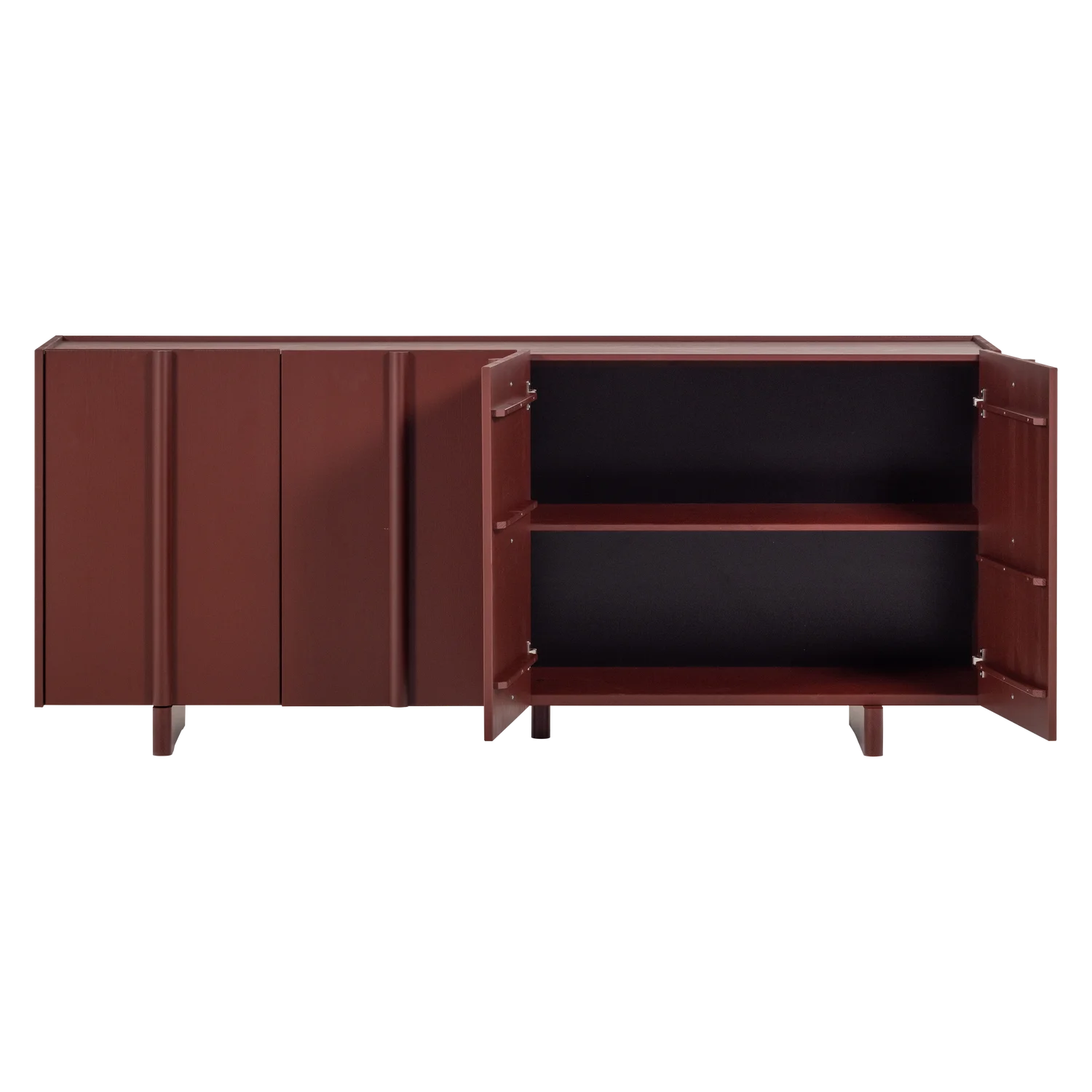 WOOD, Basu Sideboard i Furu – Vinröd [FSC]