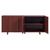 WOOOD, Basu Sideboard i Furu – Vinröd [FSC]