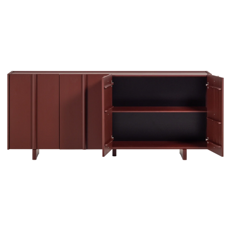 WOOOD, Basu Sideboard i Furu – Vinröd [FSC]