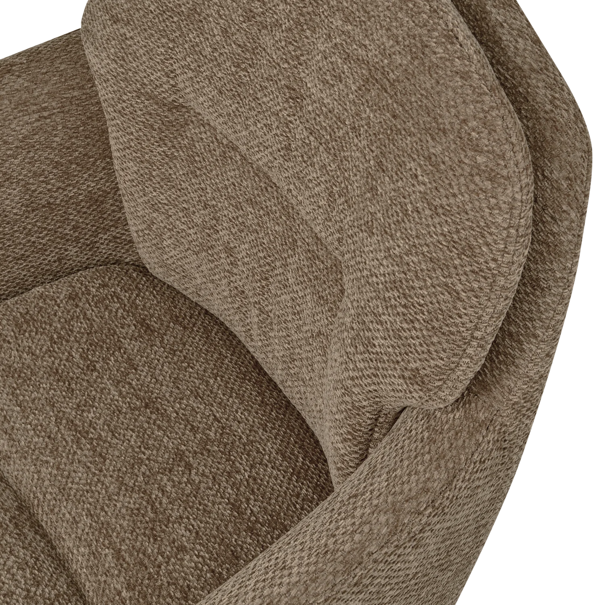 WOOOD, Runa matstol – chenille, mörk sand - 2st