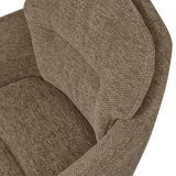 WOOOD, Runa matstol – chenille, mörk sand - 2st