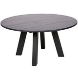 WOOOD, Rhonda XL Matbord Ø150 cm Ek Blacknight [fsc]