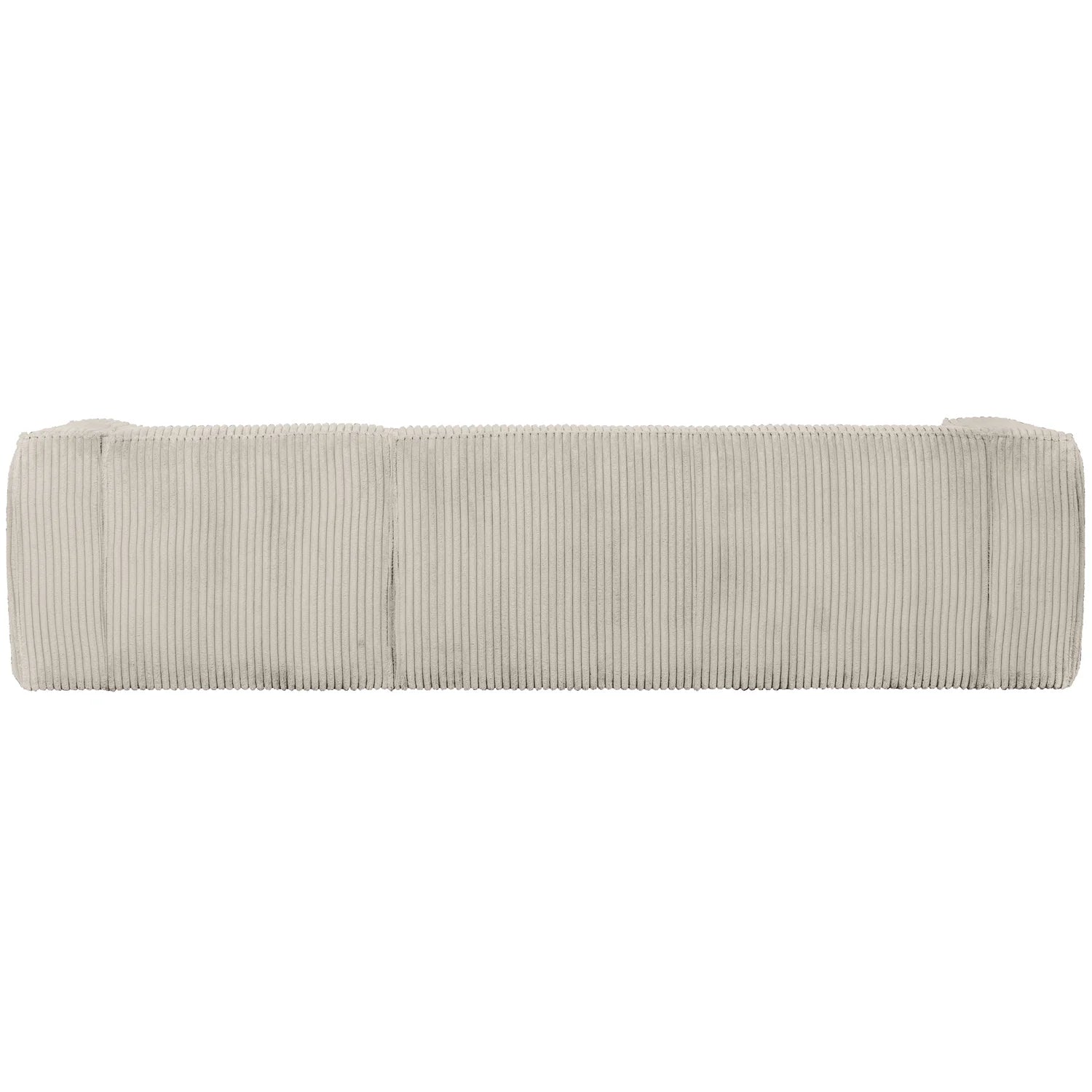 WOOOD, Bean hörnsoffa Höger Ribbat tyg – Natural